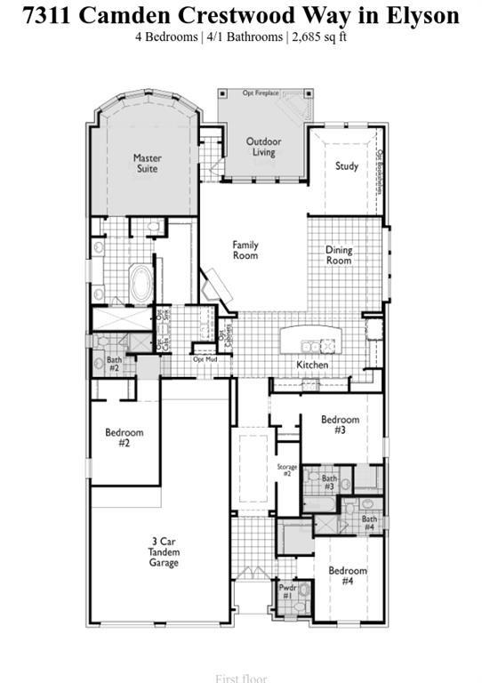7311 2 Camden Crestwood Way, Katy, Texas 77493, 4 Bedrooms Bedrooms, 7 Rooms Rooms,4 BathroomsBathrooms,Single-family,For Sale,Camden Crestwood Way,66206131