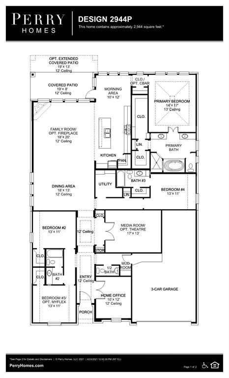 15393 1 Legacy Park Way, Magnolia, Texas 77354, 4 Bedrooms Bedrooms, 8 Rooms Rooms,3 BathroomsBathrooms,Single-family,For Sale,Legacy Park,87718141