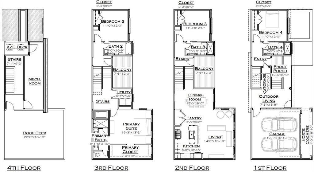 1138 3 16th Street, Houston, Texas 77008, 4 Bedrooms Bedrooms, 7 Rooms Rooms,4 BathroomsBathrooms,Single-family,For Sale,16th,30223475