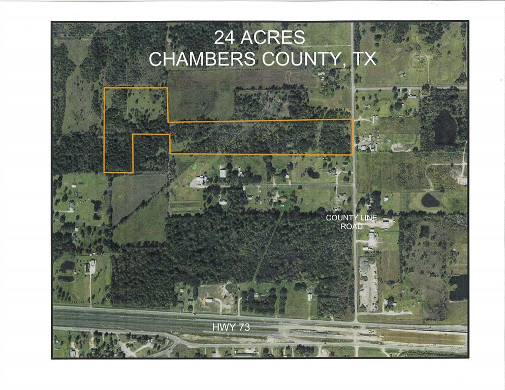 24 wooded and UNRESTRICTED acres in East Chambers ISD. Ready for your dream home and livestock. Property is located 45 minutes from Houston with approximately 130 feet of road frontage on County Line Road. 


SHOWING INSTRUCTIONS

Buyers or Buyers agent must make an appointment with the Listing Agent for any and all showings. All appointments require at least 24 hours’ notice for showings. Do not go without an appointment.