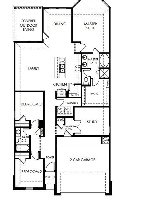 2412 1 Cedar Gable Lane, Pearland, Texas 77089, 3 Bedrooms Bedrooms, 6 Rooms Rooms,2 BathroomsBathrooms,Single-family,For Sale,Cedar Gable,69879252