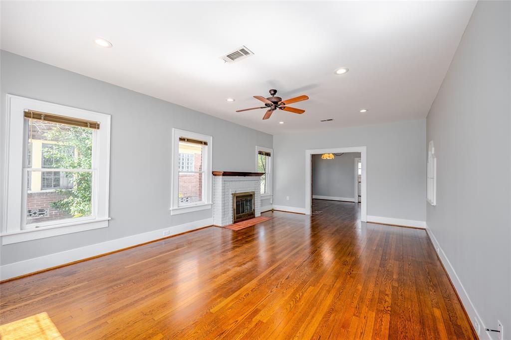 As you walk in you'll notice the recently refinished hardwood floors and the entire home has been painted.