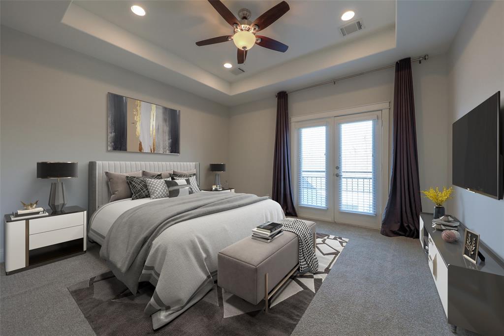 Master Bedroom - Virtually Staged