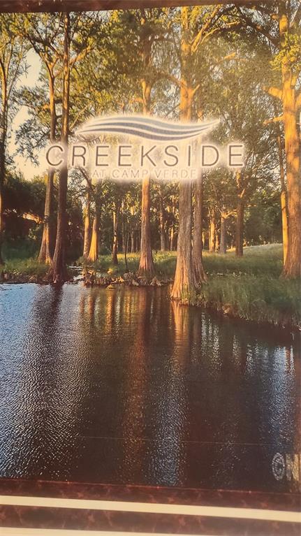 The gorgeous Creek that runs by the entrance of the Creekside sales office/entryway.