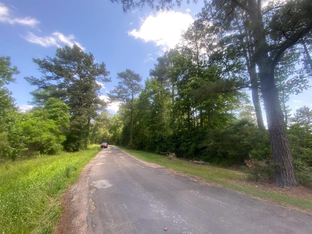 Facing North on subject property.  Property is 90 feet wide and 300 feet deep.  Subject property extends Left (West) and Right (East of the Road).