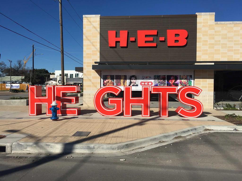 Everybody's favorite Heights HEB just minutes from this home.