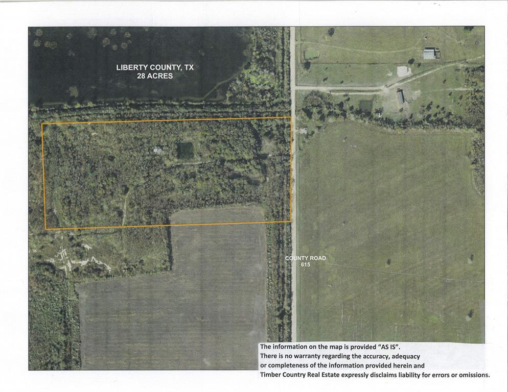 Located North of the intersection of FM 1960 and the new Grand Parkway on CR 615. This 28 acres has tons of potential for development, farm or recreation.  

SHOWING INSTRUCTIONS Buyers or Buyers agent must make an appointment with the Listing Agent for any and all showings. All appointments require at least 24 hours’ notice for showings. Do not go without an appointment.
