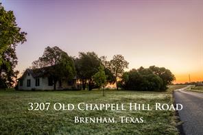 3207 Old Chappell Hill, Brenham, TX, 77833