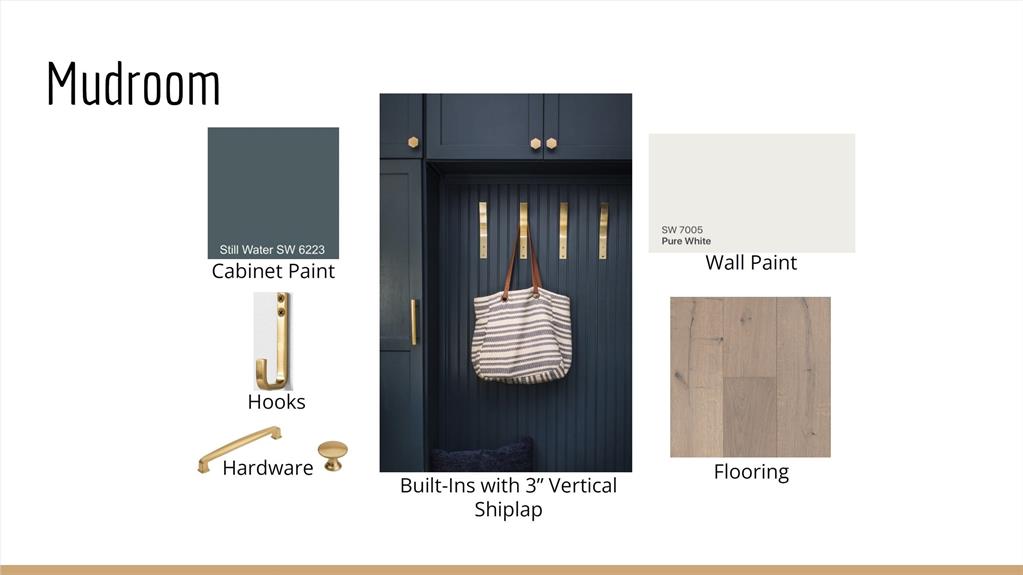 Proposed Mudroom selections!