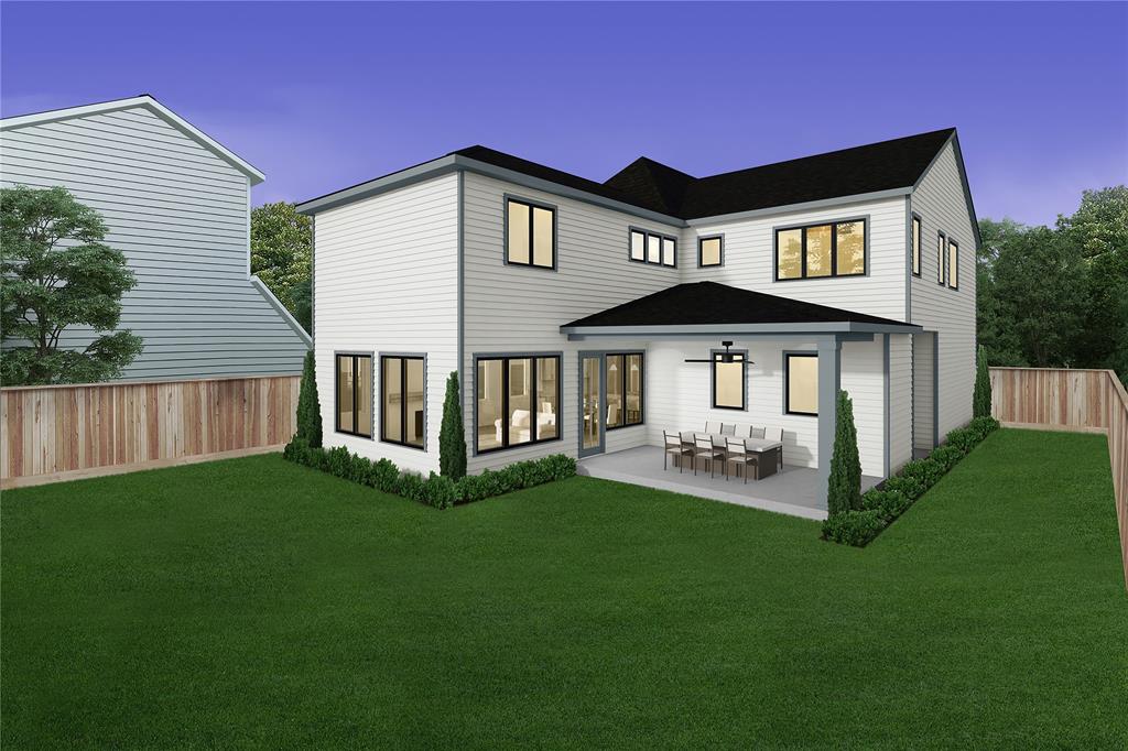 Massive backyard and side yard! (Proposed exterior elevation)