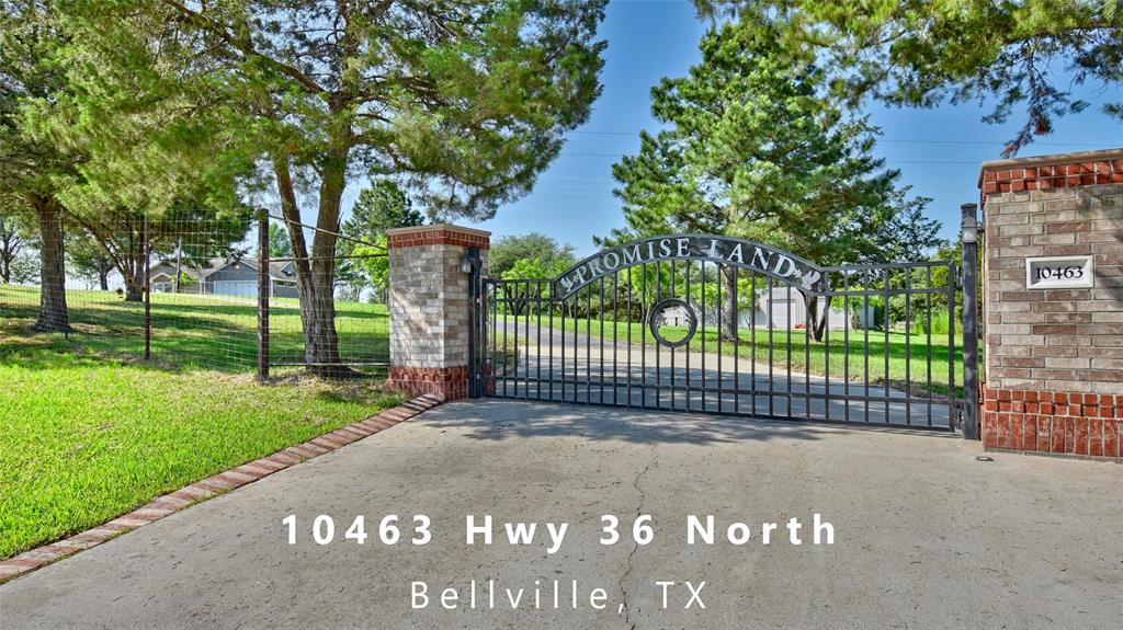 Beautiful gated 12.635 Acre property with miles of incredible views of the Kenney, TX countryside. Currently has Agricultural Exemption and Unrestricted land in a great location between Bellville and Brenham with long road frontage on Hwy 36. Includes Home, Barns, 2 Ponds, Spring-fed creek, and Live Oaks, fenced and cross fenced.
1-story home with updated kitchen, open living/dining/kitchen, fireplace, 3-bed, 2.5-bath, 2-car attached garage, large covered patio, hardi-plank siding, and concrete foundation.
Metal Barn: Insulated 30’x60’ shop with 1-Full Bath, 3 – 10’ roll-up doors, 220 volt electric.
Metal Livestock Barn with 2 turnouts.
Water to 3 pastures, great for cattle, horses, goats, or exotics. A large stocked pond with a fishing pier, spring water to a pond on the back of the property, sandy soils, a private septic system, county water with 2 shutoffs

All mineral rights owned to be conveyed. Prior mineral lease with Waiver of Surface Rights. No pipeline easements.