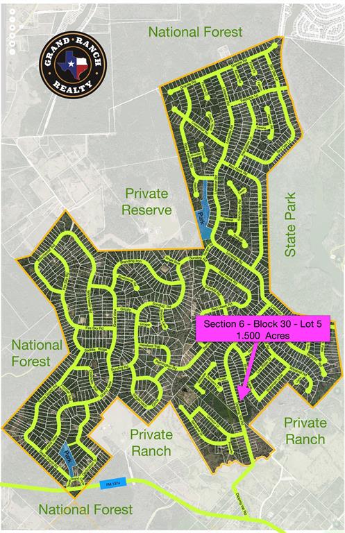 Republic Grand Ranch Plat Map 6-30-5 Dipping Vat Road, Huntsville, Tx 77340 - Har.com