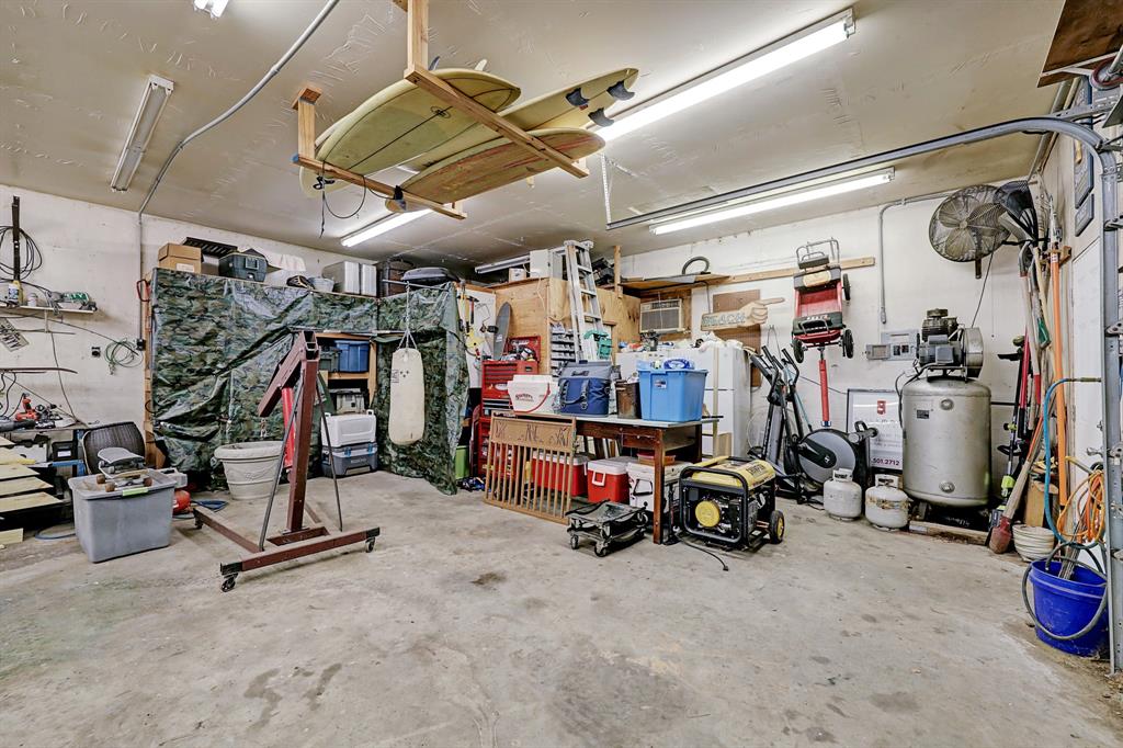 Excellent storage with room for vehicles and multiple hobbies!