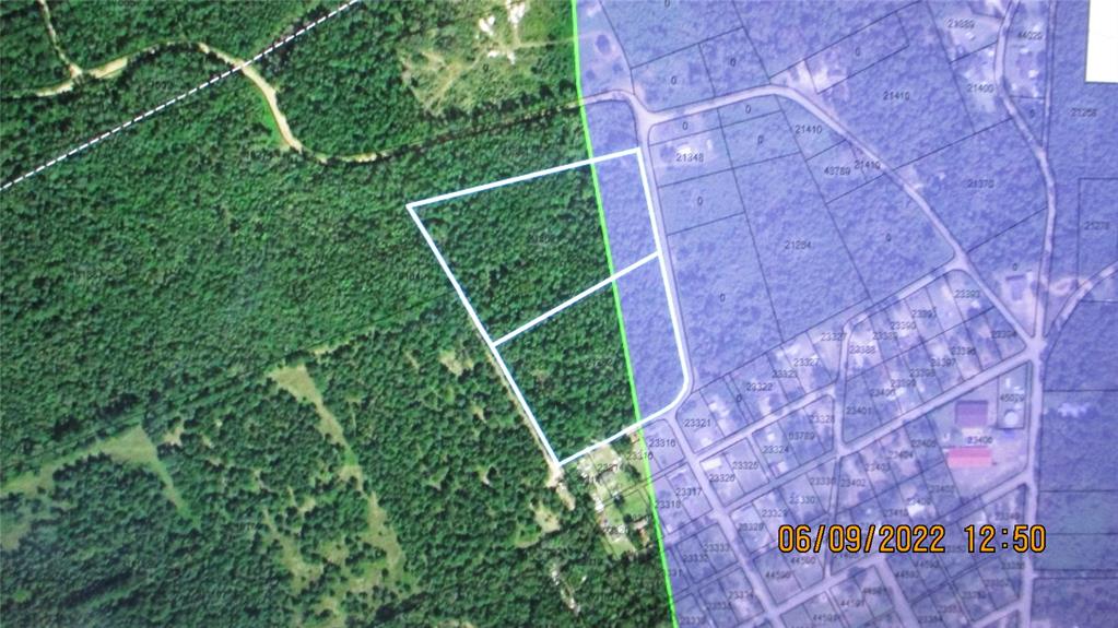 14 Acre Tract Highighted in White Lines