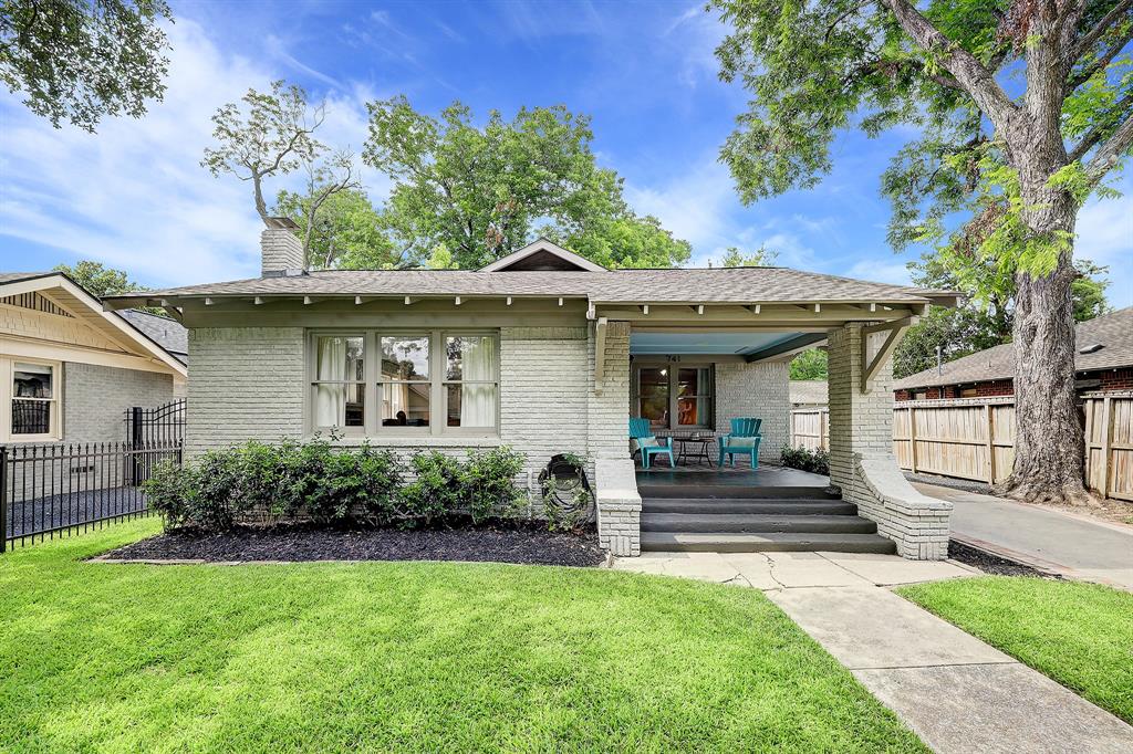 This picture perfect Heights brick bungalow was recently rehabbed and expanded.  It sits in the middle of a serene, tree-lined block and is absolutely move in ready!