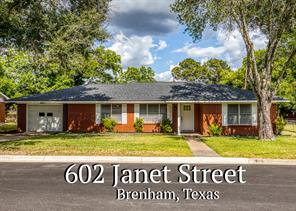 602 Janet, Brenham, TX, 77833