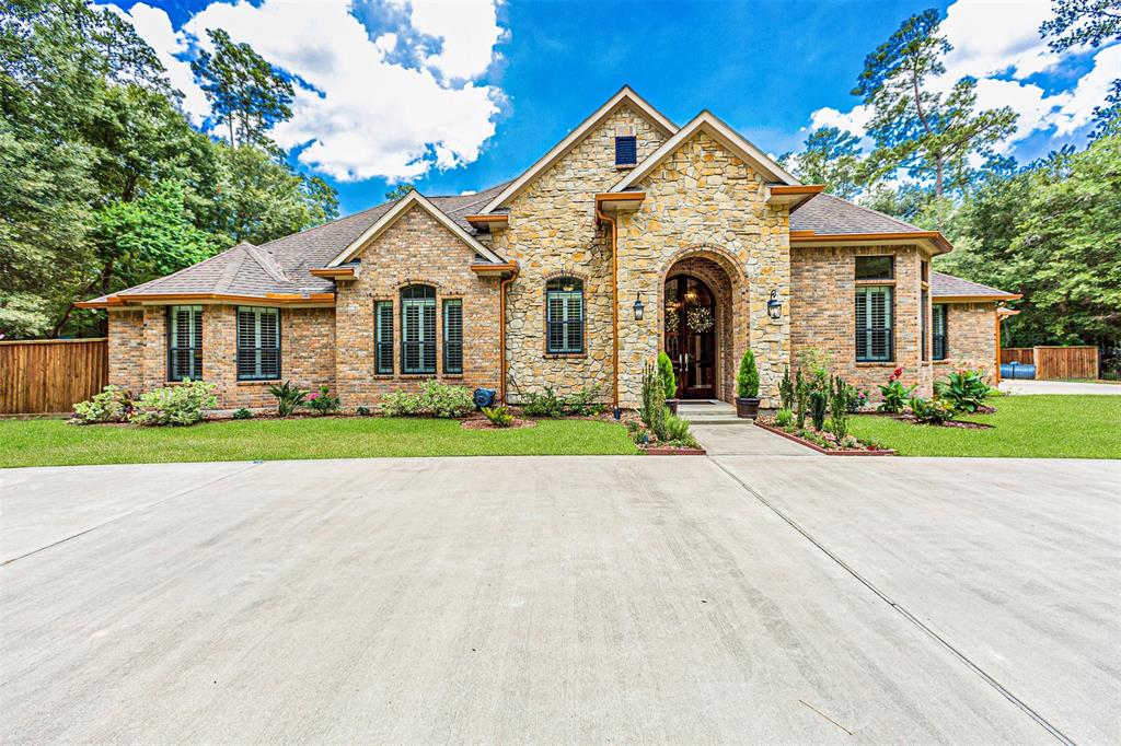 One of a kind custom-built home sits on unrestricted 1.5 acres of land just outside of Houston city limits. After recent renovations, the house boasts with Italian travertine floors and Brazilian quartz  countertops. All four over-sized bedrooms have en-suite baths and walk-in closets. With low taxes, close proximity to the city, no HOA, and freedom to be you, this estate offers a unique aquatic fitness center with endless pool technology and a built-in treadmill. If you dream of little farm, there is a chicken coop and a greenhouse tucked in a corner behind the house. Picture windows in the living room and solid mahogany front doors with clear glass panels create a perfect view from any angle. And if there is another pandemic, there is a large home office, as well as a game room. Oversized patio with lights, fans, and prewired sound system is a perfect place to enjoy cool nights with family and friends.
Rooms measurements are approximate.
The owner is a licensed real estate agent.