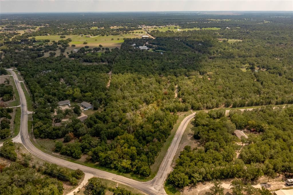 Aerial view of property