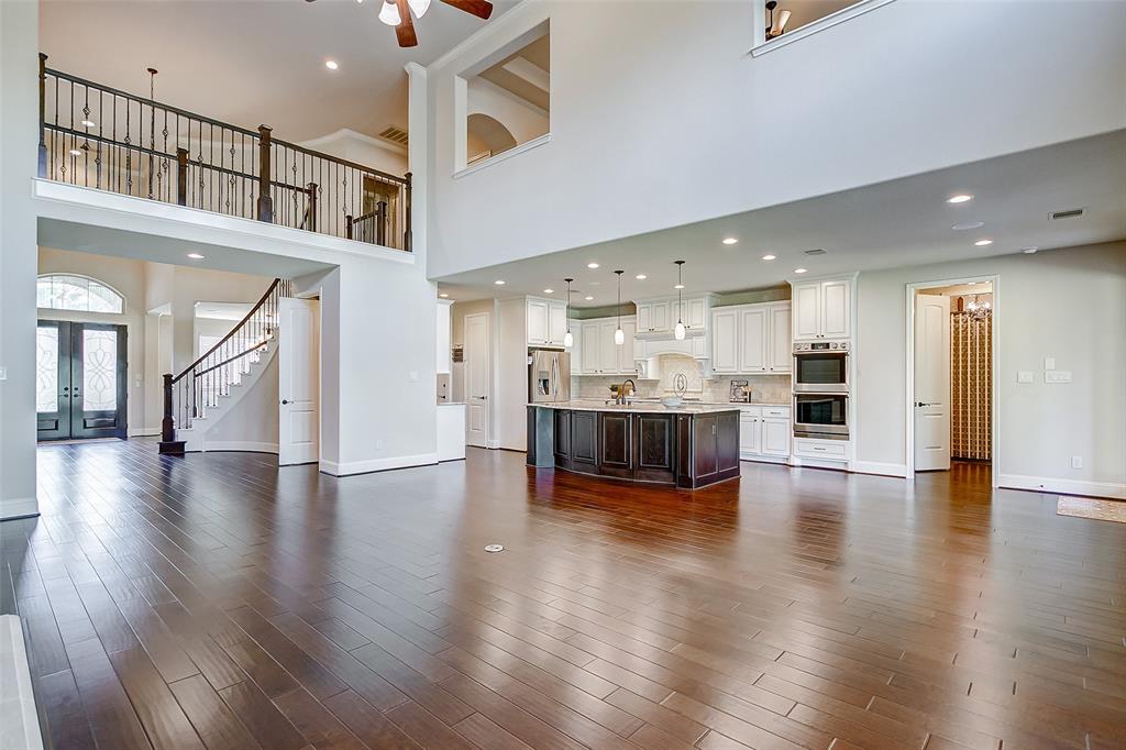 This home offers an open layout- the kitchen, breakfast area and family room flow seamlessly together!