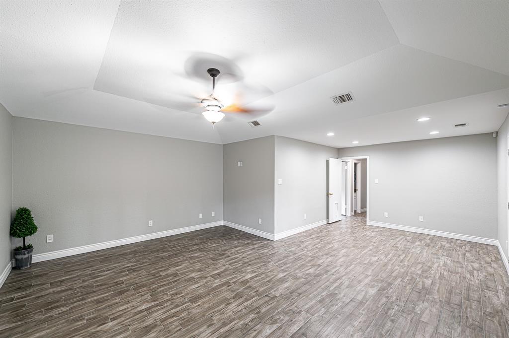 With room for sitting area.