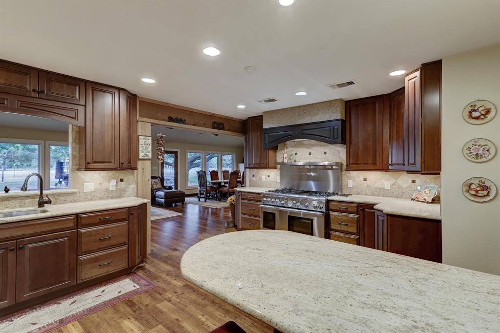 The kitchen is a cooks dream with easy access to both living areas and outdoor entertaining.