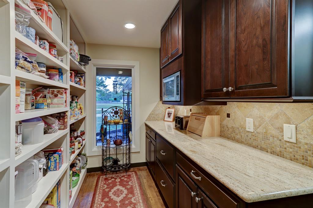 View of the grand pantry.