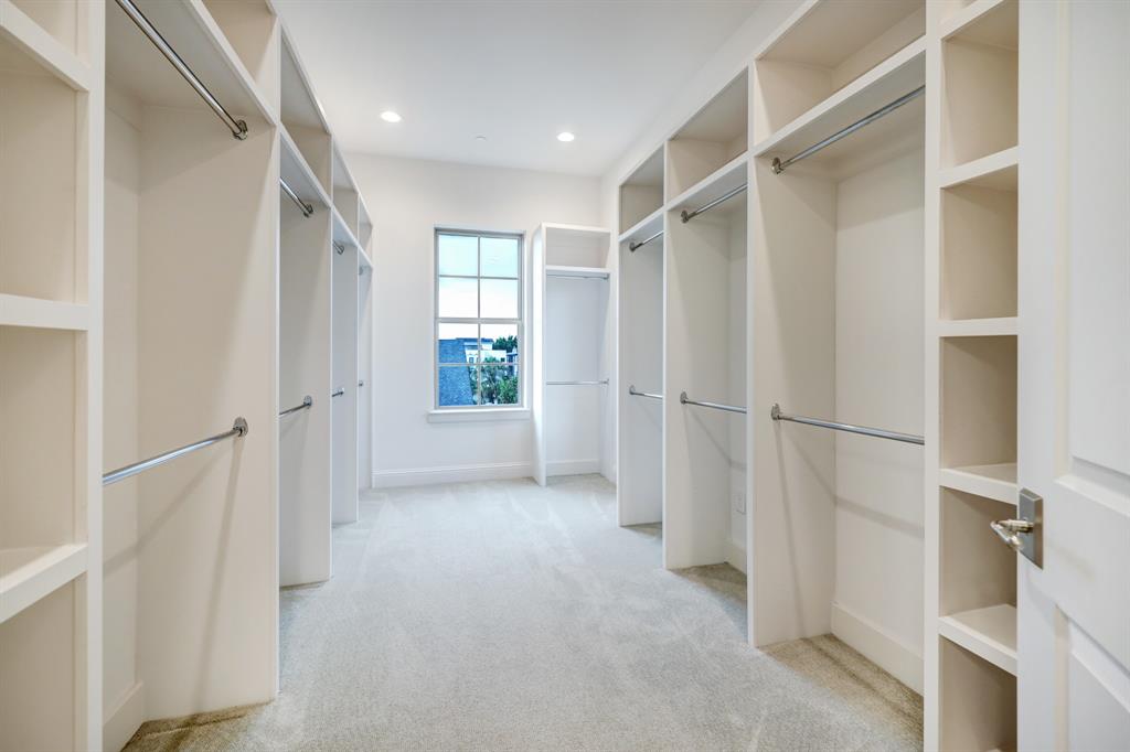 Primary closet