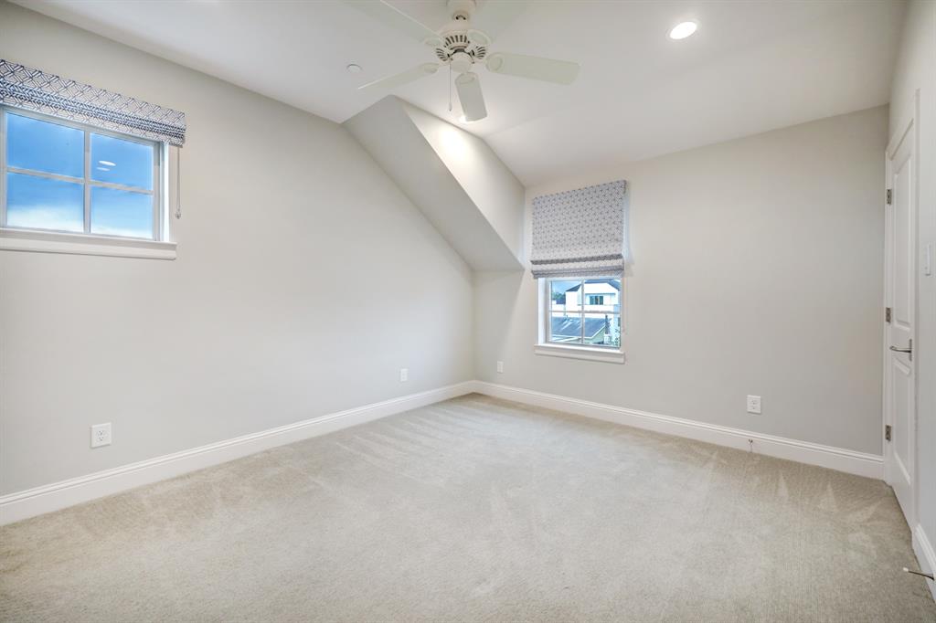Bedroom on fourth level with en-suite bath.