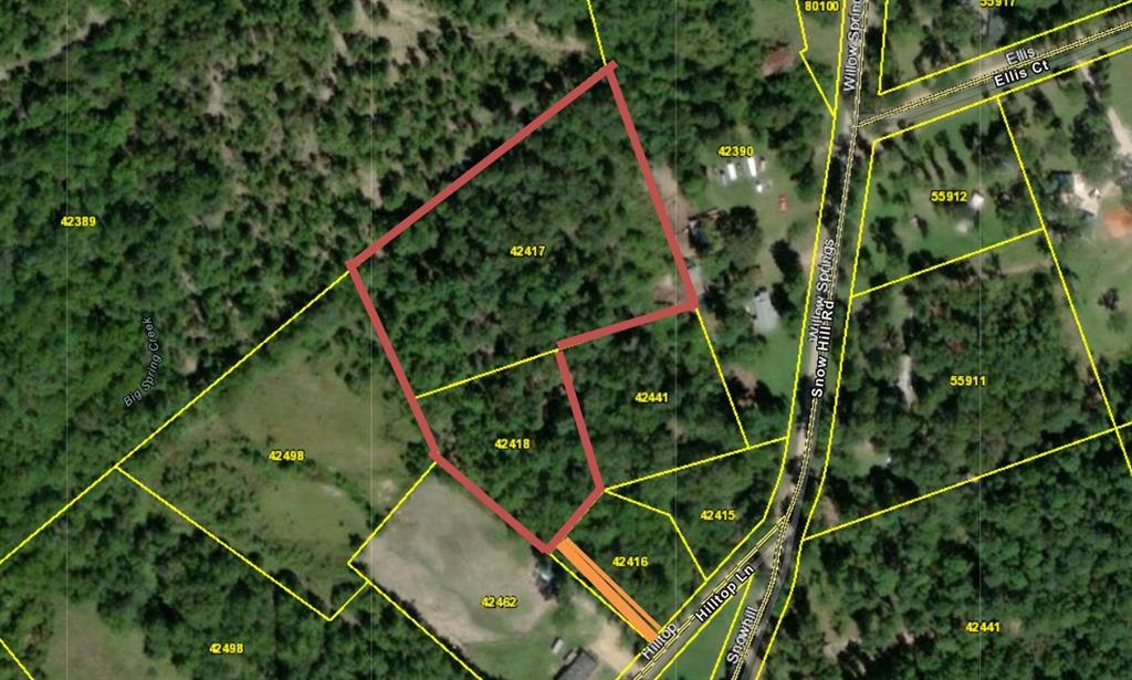 This 3.77 acres parcel is located in San Jacinto County minutes from Lake Livingston.  The beauty of EastTexas forest is apparently with the rolling hill and the wooded area of hardwoods and pines.  The property is 2 minutes from Point Blank and 25 minutes to Huntsville.  It is a perfect location for someone who wants a recreation area or a permanent future home. The parcel is accessed by a 40-foot easement giving a feeling of privacy. There is a public boat launch just 2 minutes from the site.