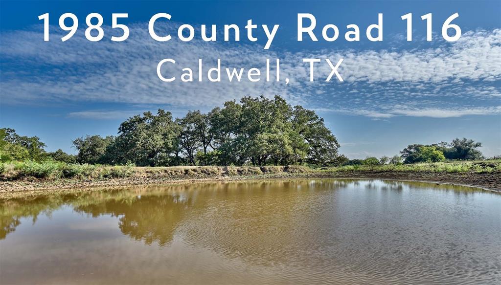 50 +/- beautiful ag-exempt acres with county road frontage just minutes from the town of Caldwell! This property already has its own entrance and is perimeter fenced with access to Deanville Water and Bluebonnet Electric at the road. Featuring a great location, scattered mature hardwoods, three ponds/stock tanks and a creek all onsite, this one has it all. The possibilities are endless with this hard-to-find sized tract in Burleson County. Wildlife includes deer and hogs; property is currently being used for cattle. Perfectly situated in the "Texas Triangle", this property is just 36 miles to Bryan/College Station, 71 miles to Austin, and 110 miles to Houston.