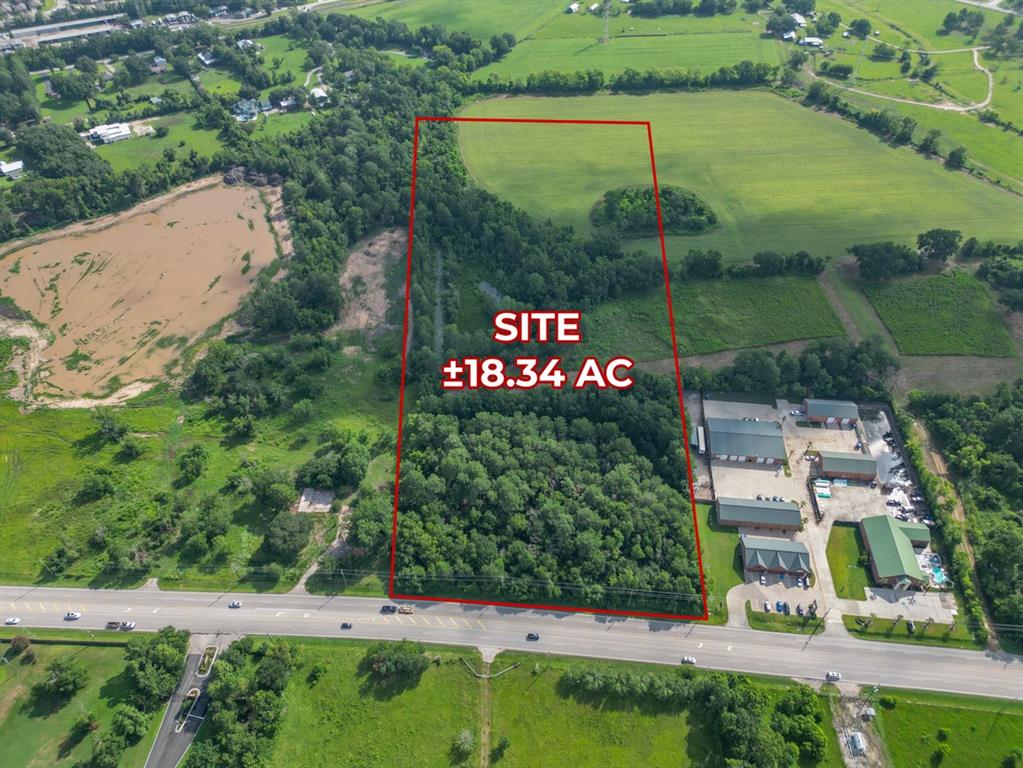 18.34 AC TRACT OF VACANT LAND WITH SANITARY SEWER. 250' OF FRONTAGE. GREAT FOR RESIDENTIAL OR MULTIFAMILY DEVELOPEMENT WITH THE FRONT PORTION FOR RETAIL DEVELOPMENT. NOT IN THE 100 YEAR FLOOD PLAIN. PROPERTY HAS ACCESS TO ELECTRICAL AND TELEPHONE SERVICE, BUT CURRENTLY NOT WITHIN A MUNICIPALITY OR MUD. HOWEVER, PUBLIC WATER AND SEWER SERVICE AVAILABLE FROM DOWDELL PUD UPON ANNEXATION.