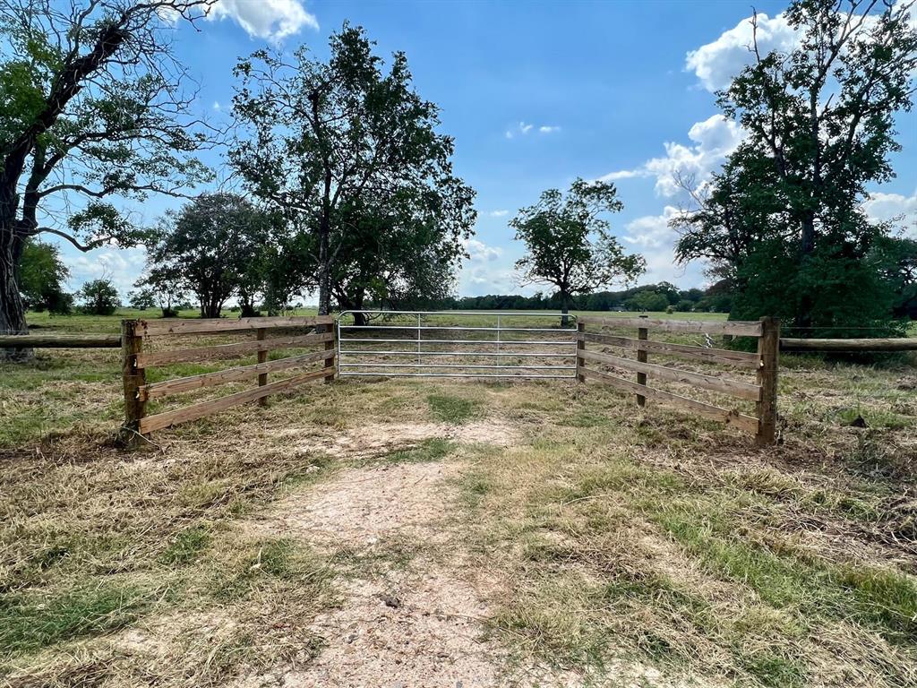 WELCOME HOME to 13.27 acres for you to build your DREAM country home in Rock Island, TX. This magnificent grassy property has mature trees sprinkled throughout and is fully fenced with a new entry gate. Say goodbye to cramped city living and restrictions so you can enjoy more space, privacy, and the freedom to build a life by design of your choosing! Two tracts of land have been combined as one for you to maximize the full potential of this amazing acreage property. The land is already equipped with a water meter and electricity for you to get started on your new construction project. Endless opportunities for building, farming, and much more! Enjoy an easy commute to Katy and Houston as well as neighboring towns. Head 10 minutes down the road to Splashway Waterpark to escape the Texas heat. Whatever your goals are, this property has it all for you to bring your vision to life.