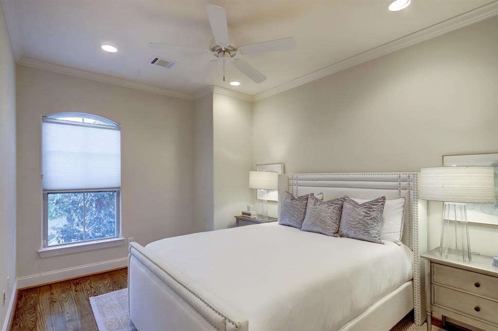 Bedroom #3 with hardwood floors.