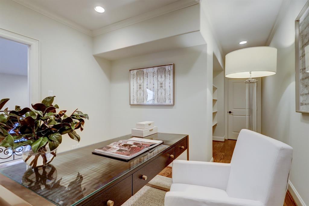 Another view of the study.