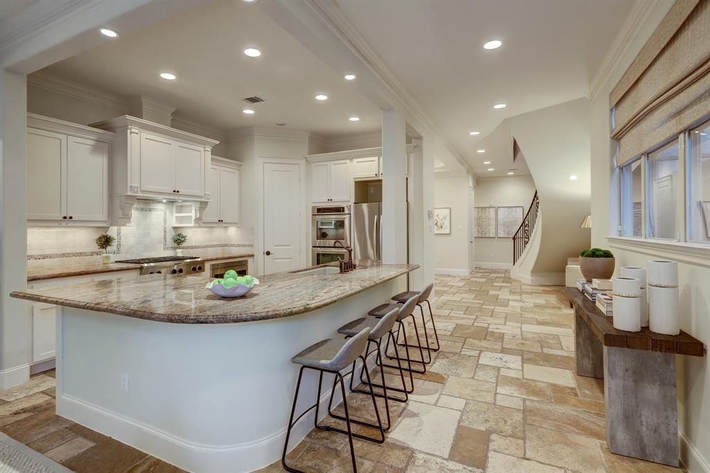 Kitchen with Breakfast Bar seating.