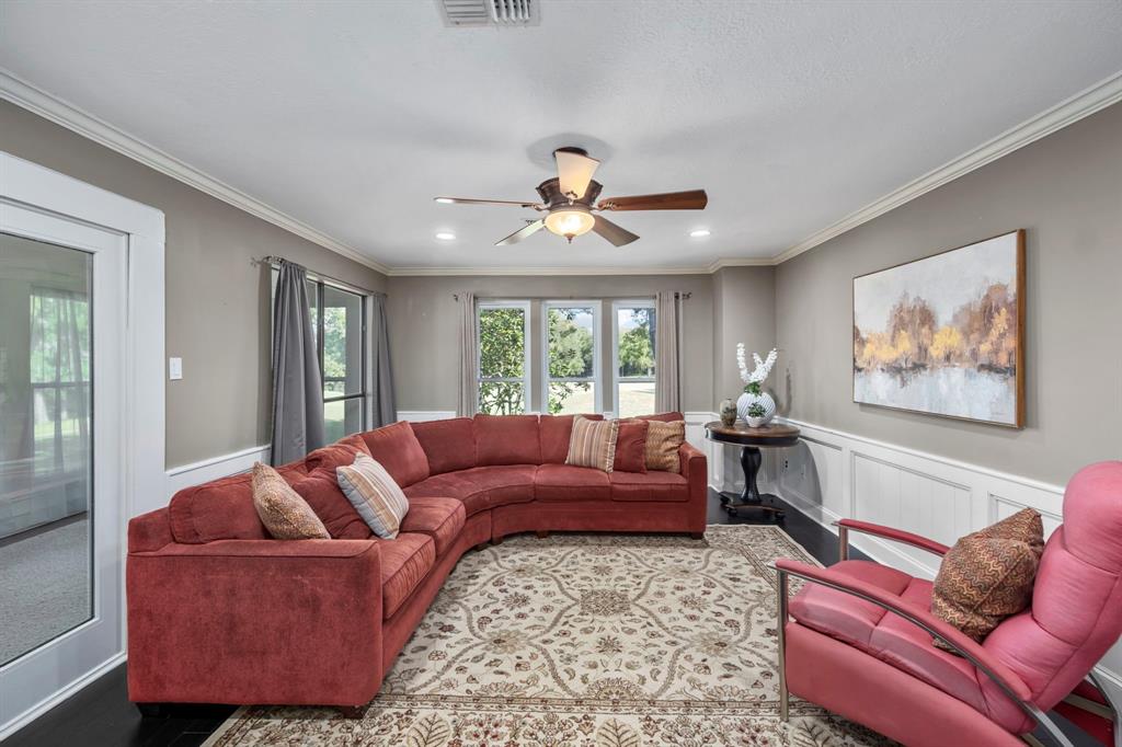 The versatile game room upstairs can easily accommodate a large sectional, pool table, or whatever else your heart desires. What would you use this great space for?