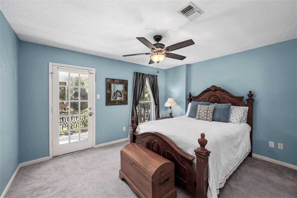 The fourth bedroom upstairs is last but not least, also with access to the front balcony. Each and every bedroom also offers ample closet space to accommodate large wardrobes.