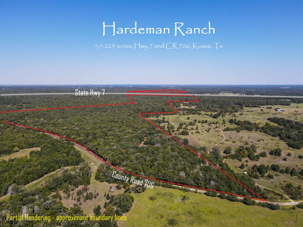 TBD HWY 7 and LCR 706 - 229 acres, Kosse, TX 76653