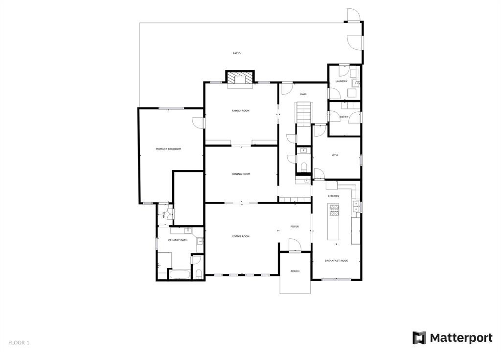 Floor plan level 1
