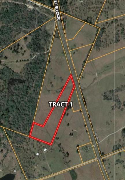 Approximate boundaries of Tract 1