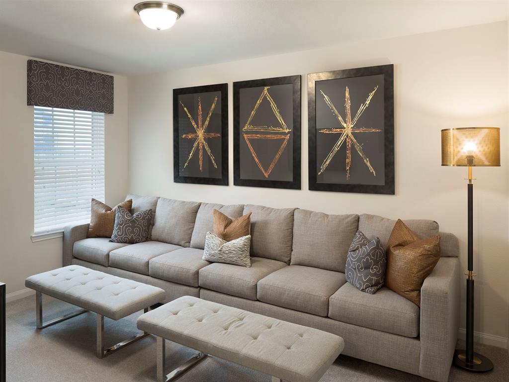 Photo is not of the actual home, but is an inspirational photo of builder’s model home and may depict options, furnishings, and/or decorator features that are not included