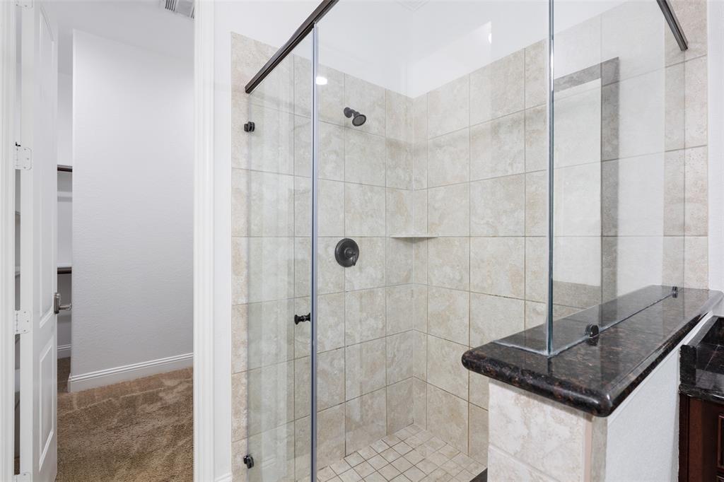 Large Shower in Primary