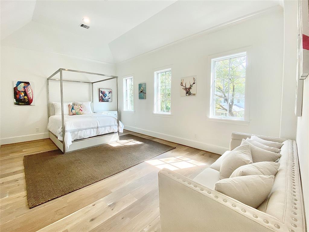 Beautiful secondary bedrooms feature tray ceilings spacious closets and oversized vanities that truly differentiate your home for future re-sale and create special places for children and guests now.