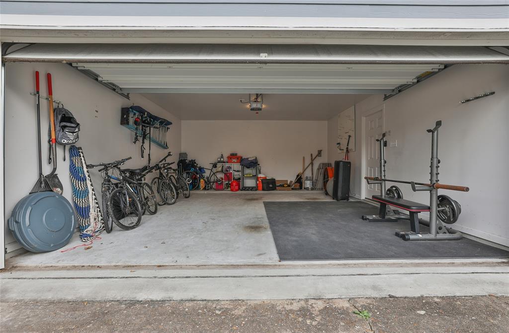 Two car garage.