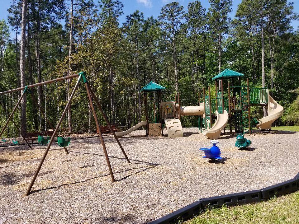 We have a park area where the kids can play and you can even grill some burgers.