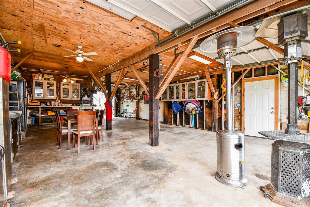 Yes, it's a garage for your cars; but look at what personal options and room you have for other pieces!
