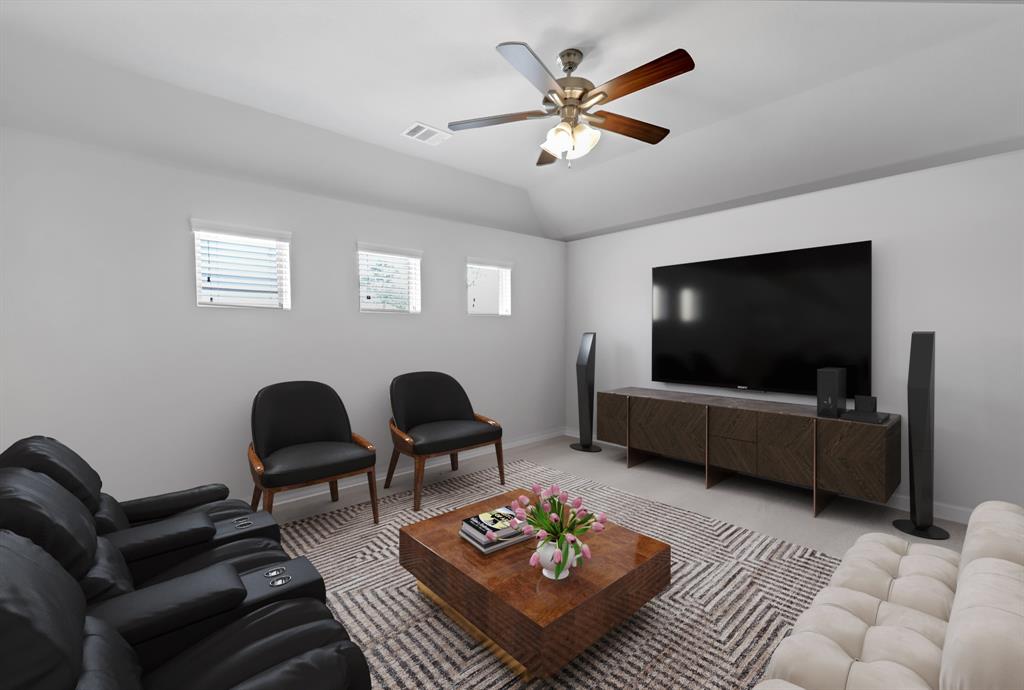 Grab the popcorn, put on a movie, and enjoy a wonderful evening in your amazing media room!
