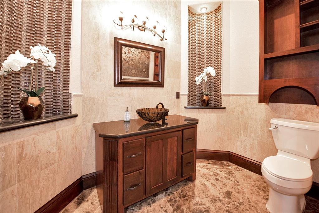 Half bathroom downstairs by living room.