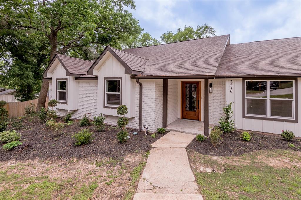 Fresh landscaping along with interior and exterior updates.