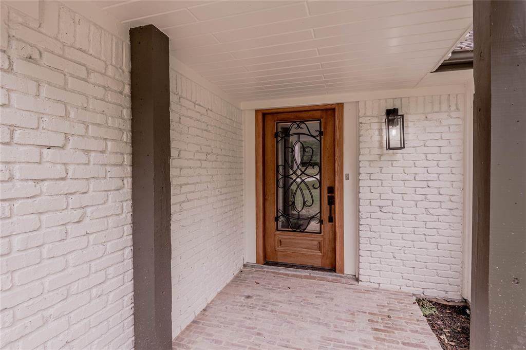 You guests arrive to see this beautiful new front doorway.